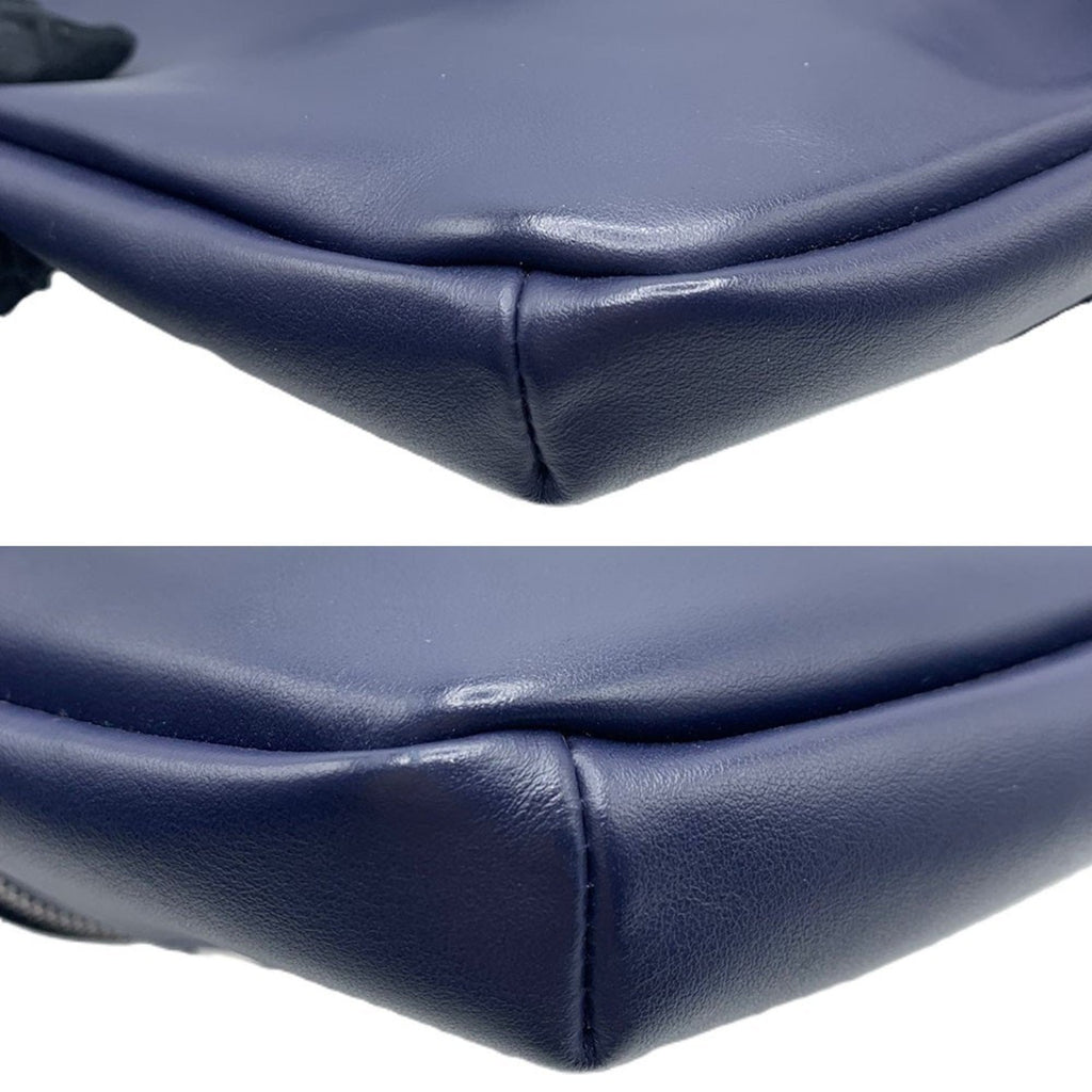 Fendi Navy Leather Fanny Pack