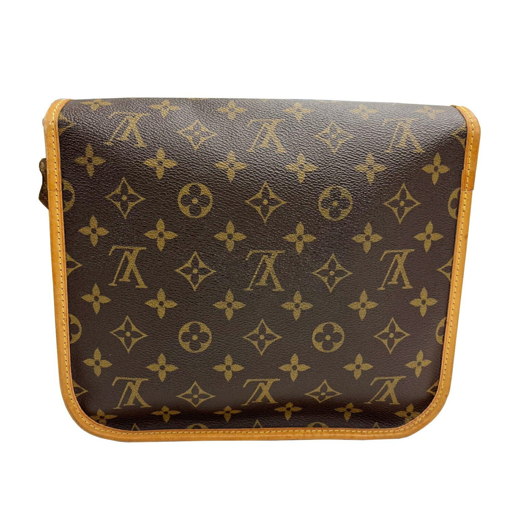 Louis Vuitton Brown Monogram Leather Shoulder Bag