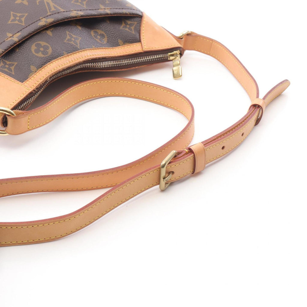 Louis Vuitton Brown Coated Canvas Leather Shoulder Bag
