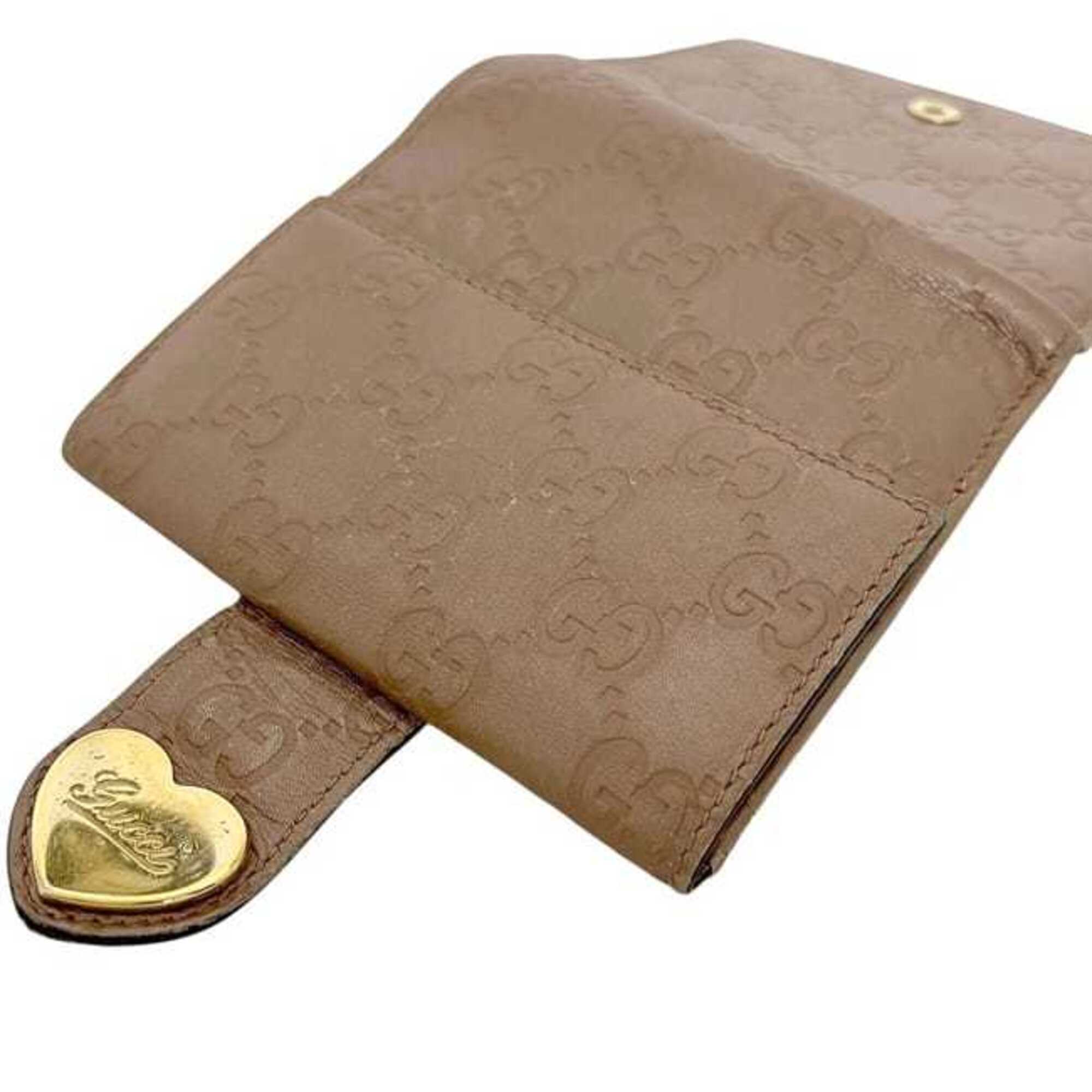 Gucci Beige Leather Wallet (Bi-Fold) (Pre-Owned)