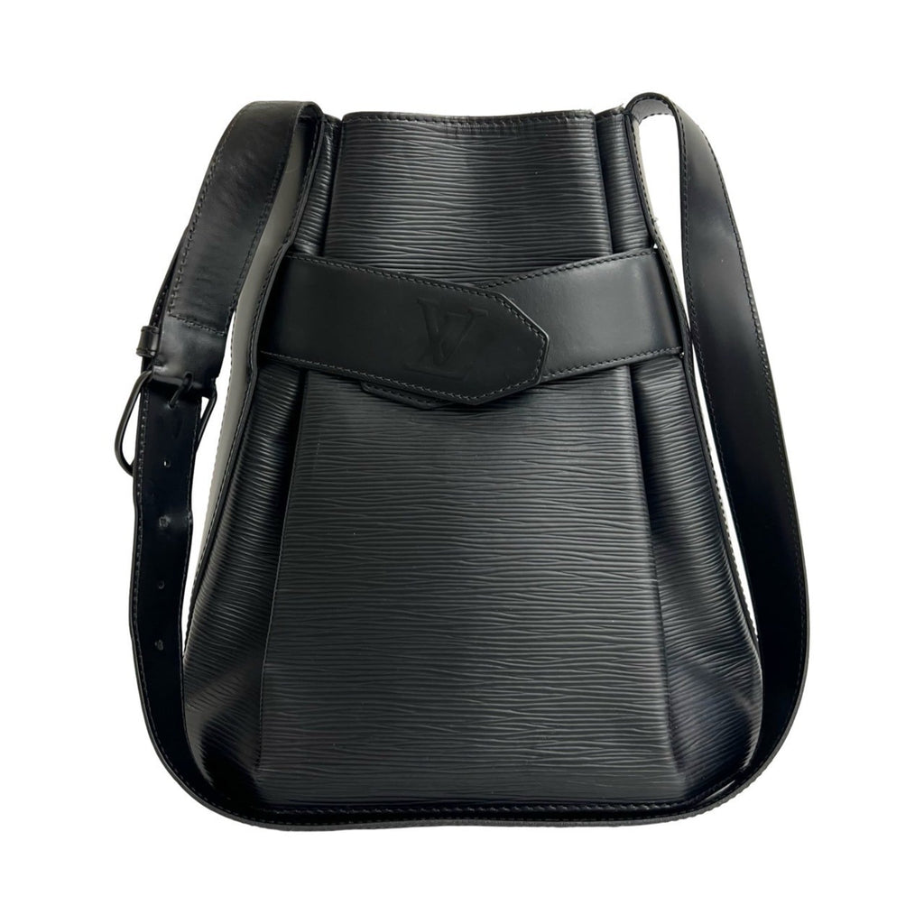 Louis Vuitton Black Epi Leather Shoulder Bag