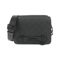 Louis Vuitton Black Leather Messenger Bag Shoulder Bag