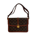 Louis Vuitton Brown Leather Shoulder Bag