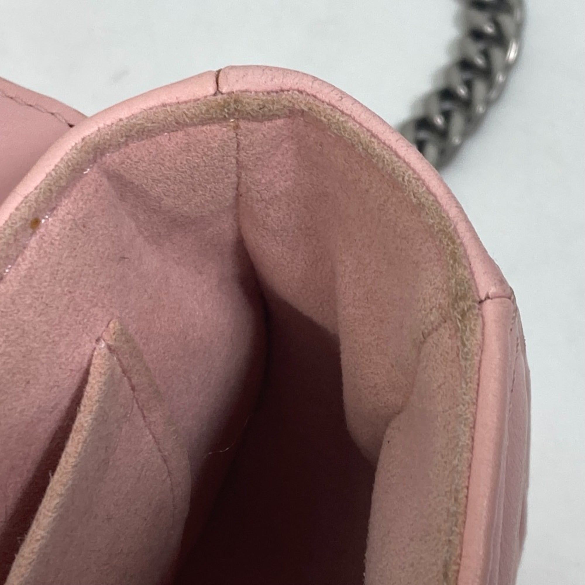 Louis Vuitton Pink Leather Handbag Shoulder Bag