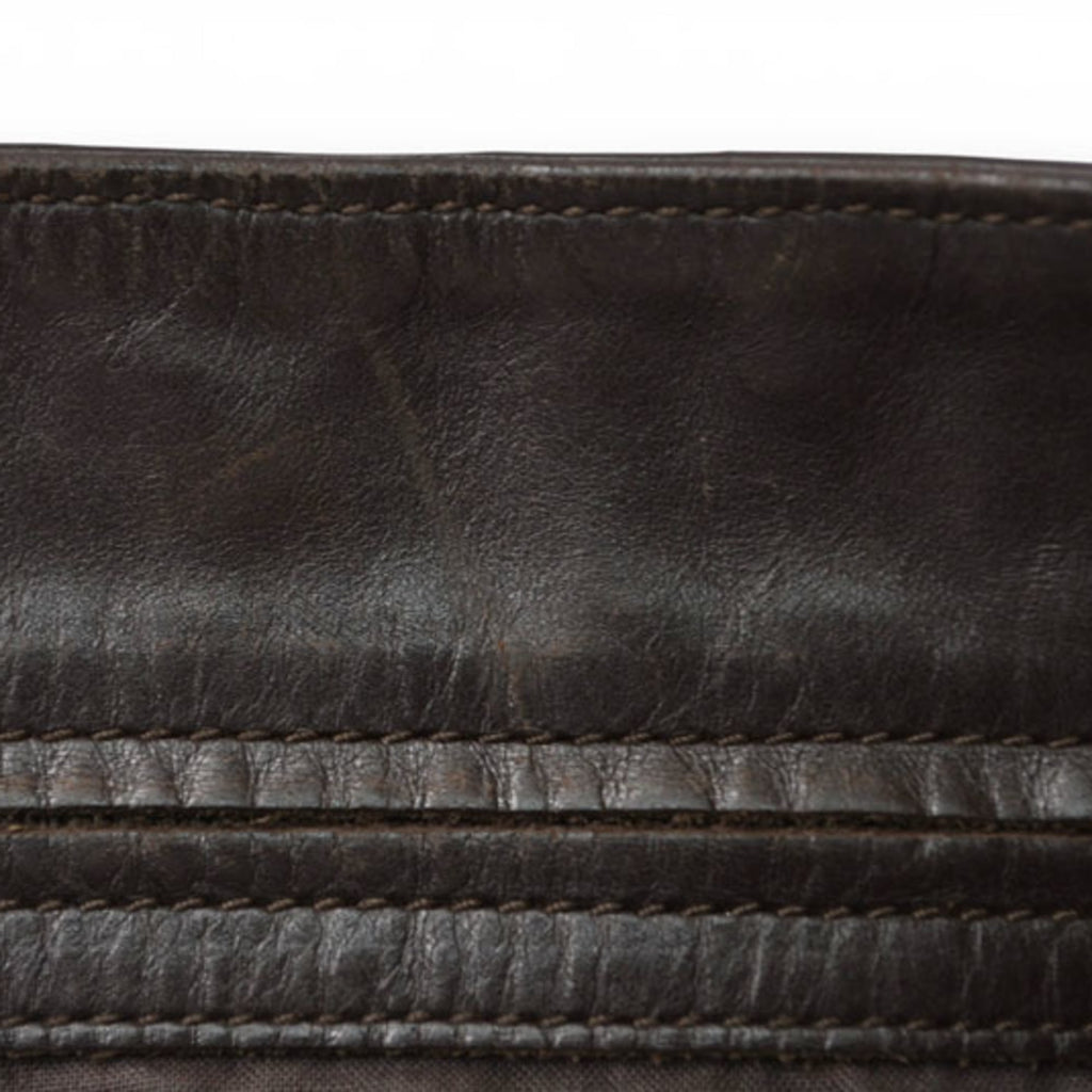 Bottega Veneta Dark Brown Leather Shoulder Bag