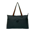 Gucci Black Green Red Color Leather Pvc Tote Bag (Pre-Owned)