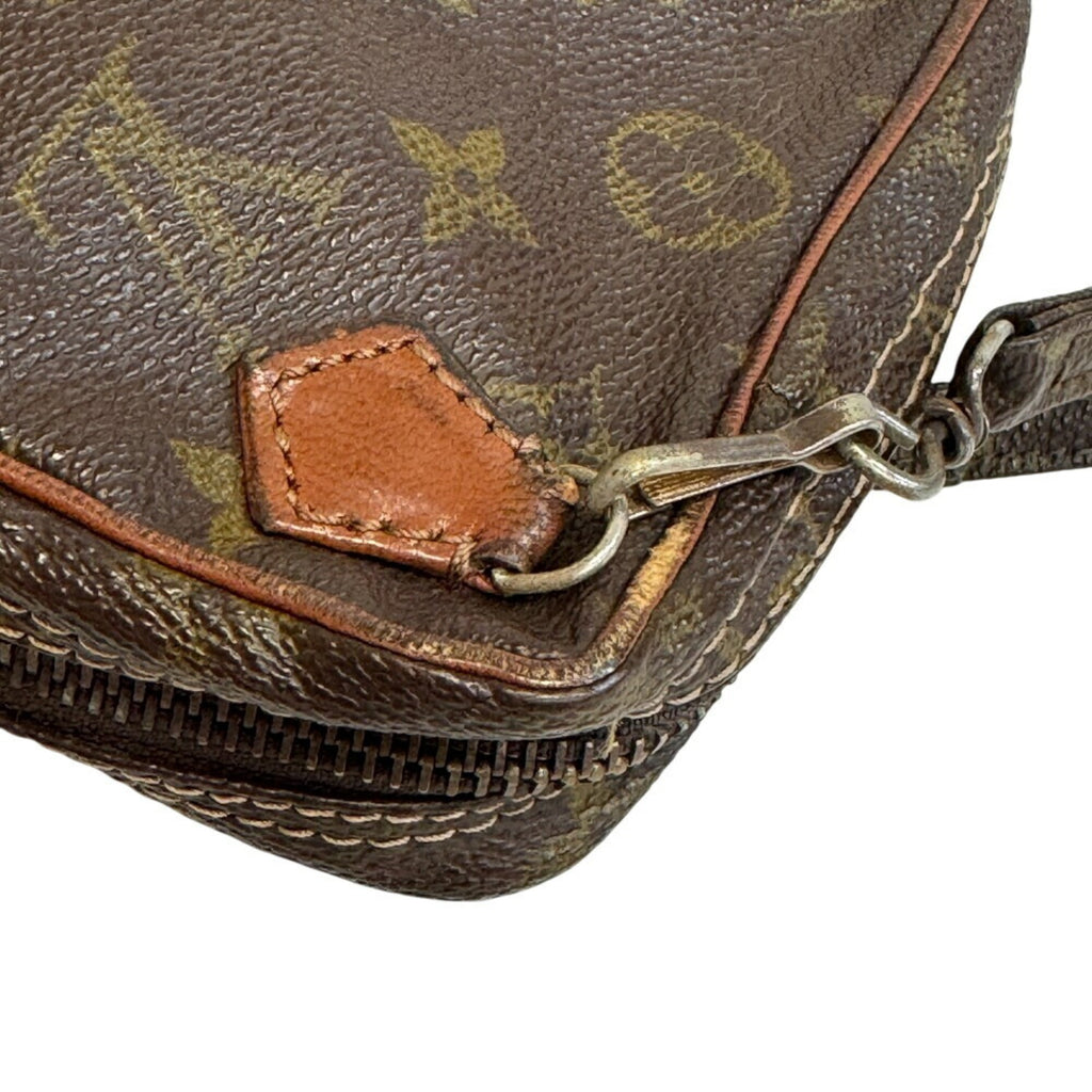 Louis Vuitton Brown Monogram Leather Shoulder Bag