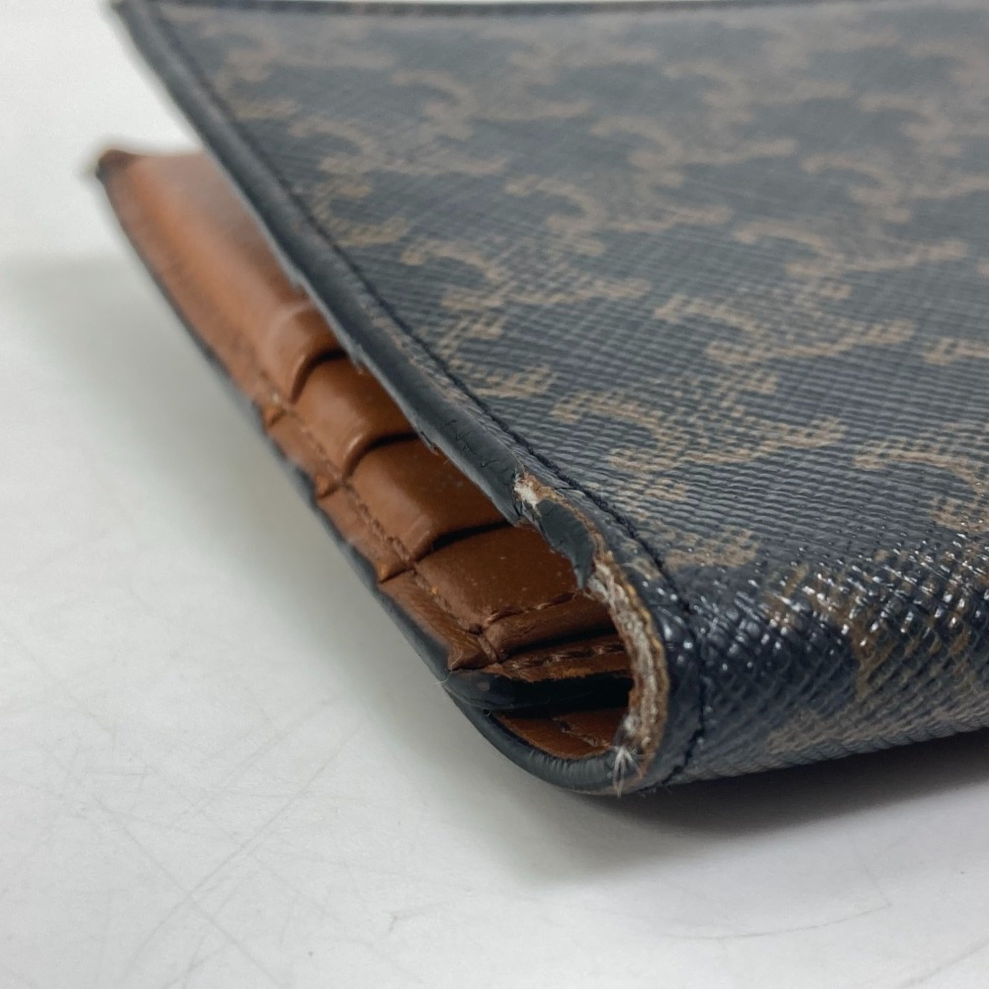 Celine Brown Leather Wallet (Bi-Fold)