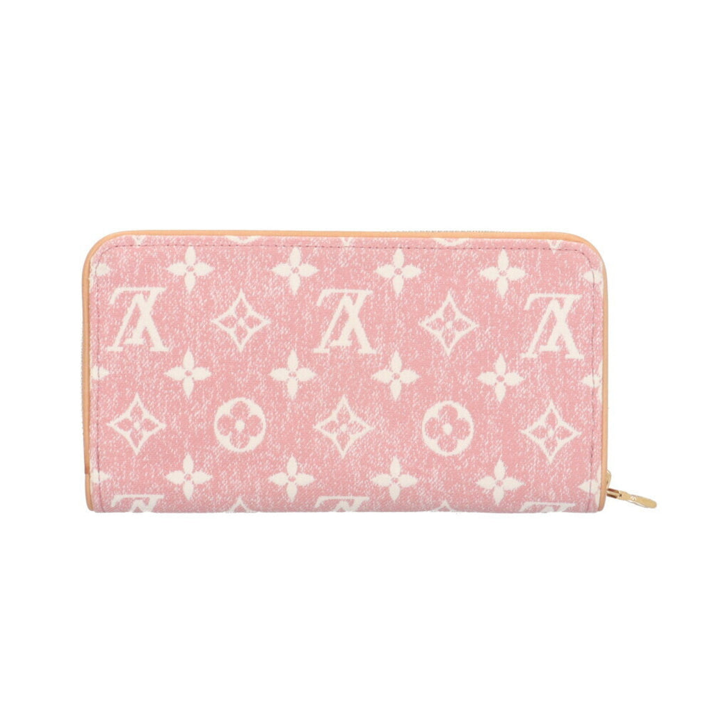 Louis Vuitton Pink Monogram Jacquard Denim Long Wallet