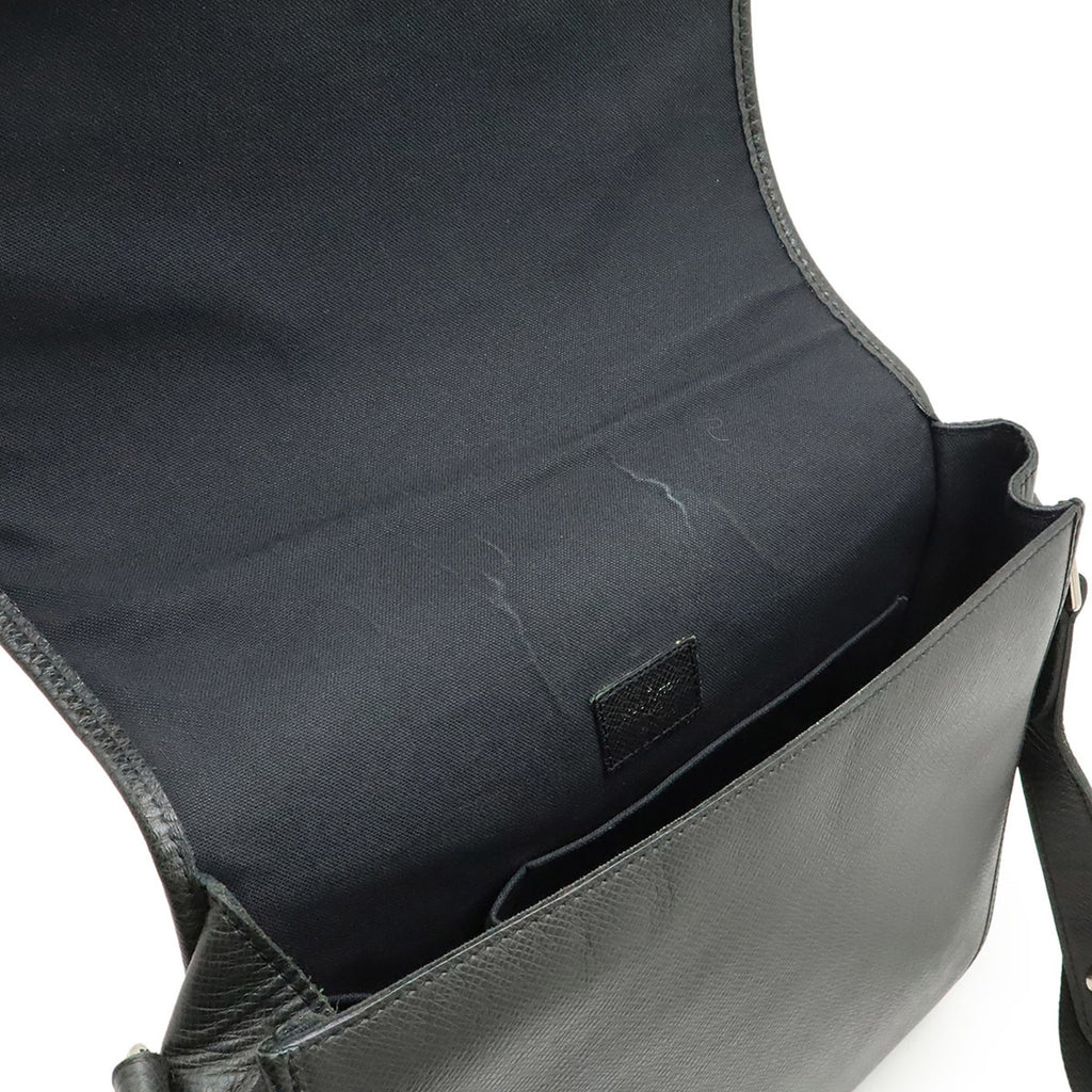 Louis Vuitton Ardoise Black Taiga Leather Shoulder Bag