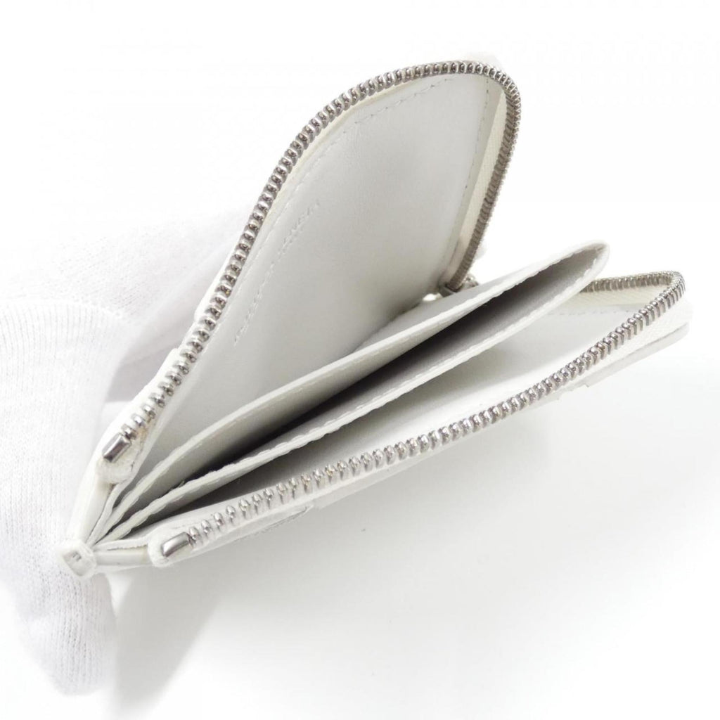 Bottega Veneta White Leather Wallet (Bi-Fold)