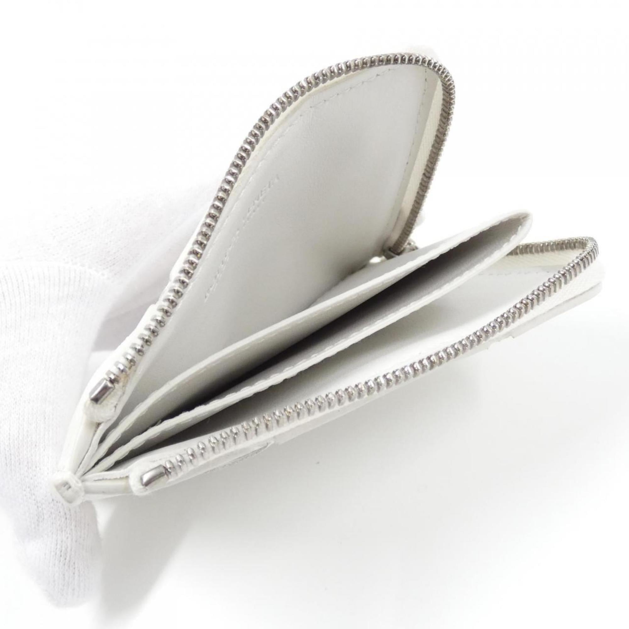 Bottega Veneta White Leather Wallet (Bi-Fold)