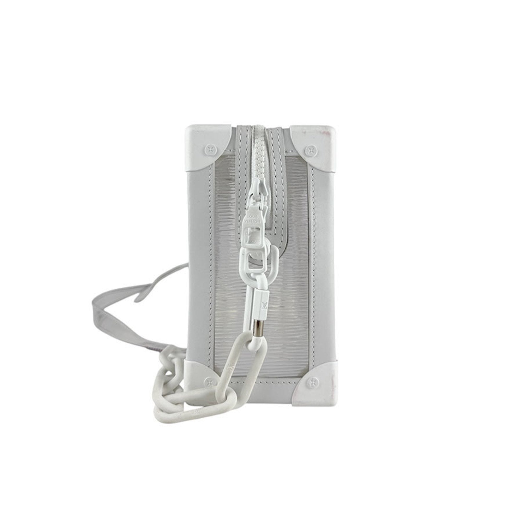 Louis Vuitton Clear White Pvc Leather Shoulder Bag