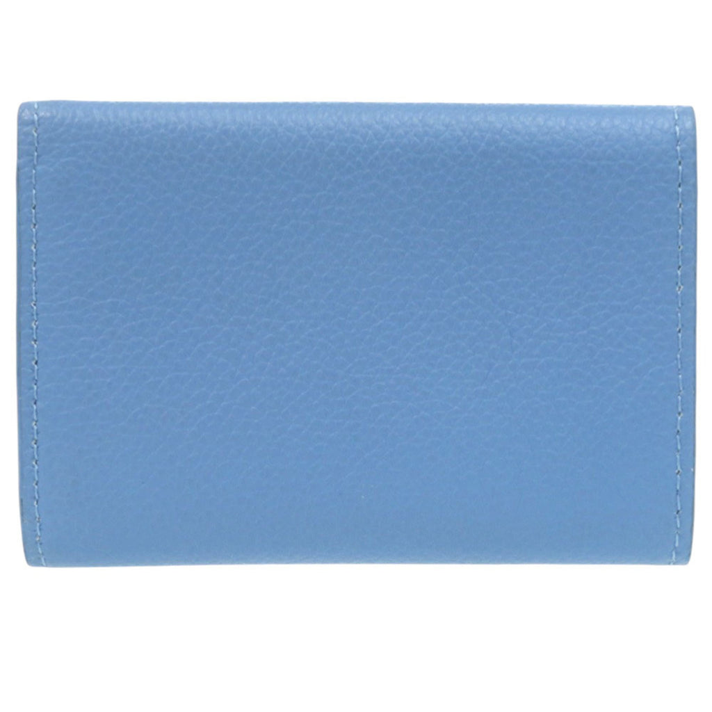 Louis Vuitton Blue Leather Wallet (Tri-Fold)
