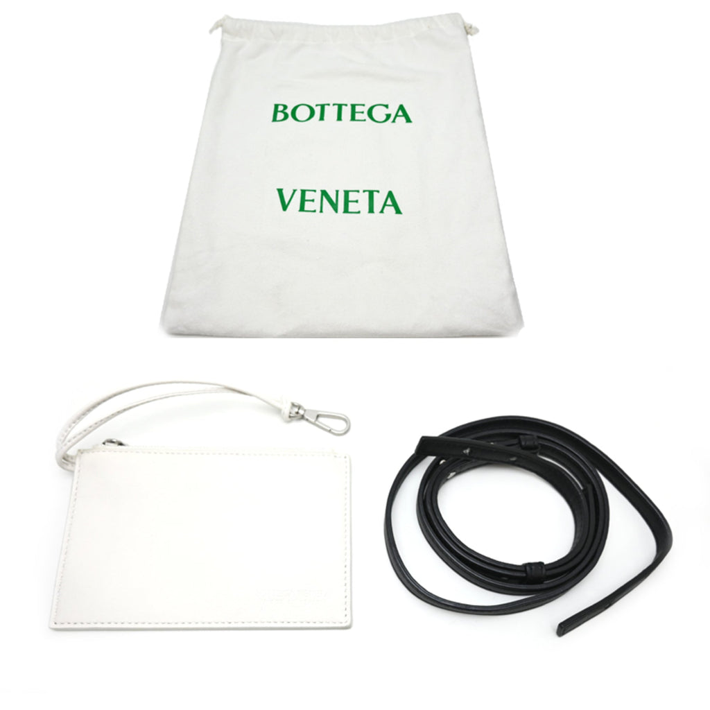 Bottega Veneta White Leather Tote Bag