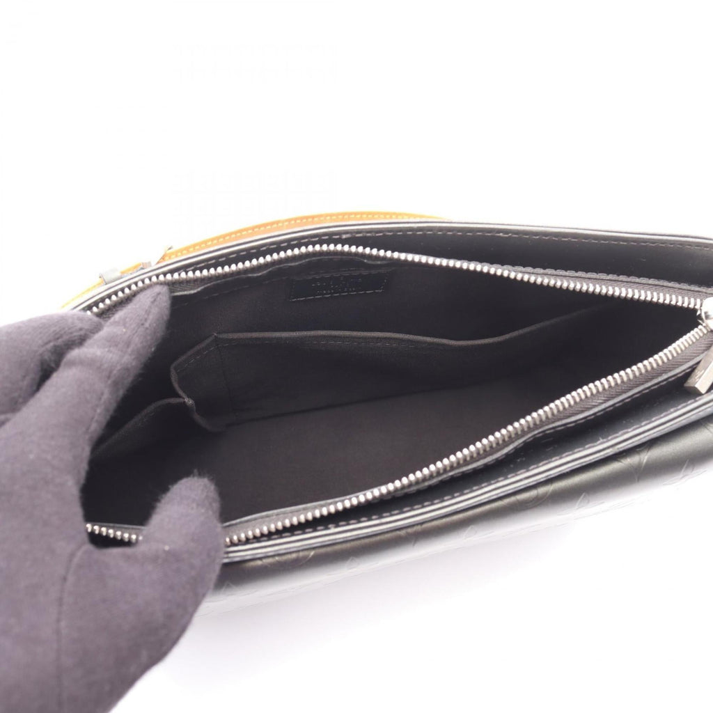 Louis Vuitton Black Leather Shoulder Bag