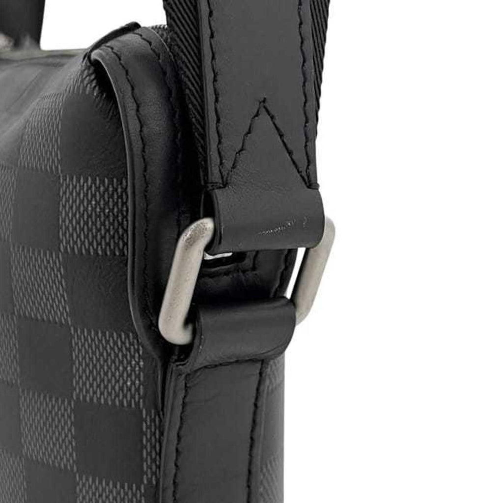 Louis Vuitton Black Damier Infini Leather Shoulder Bag