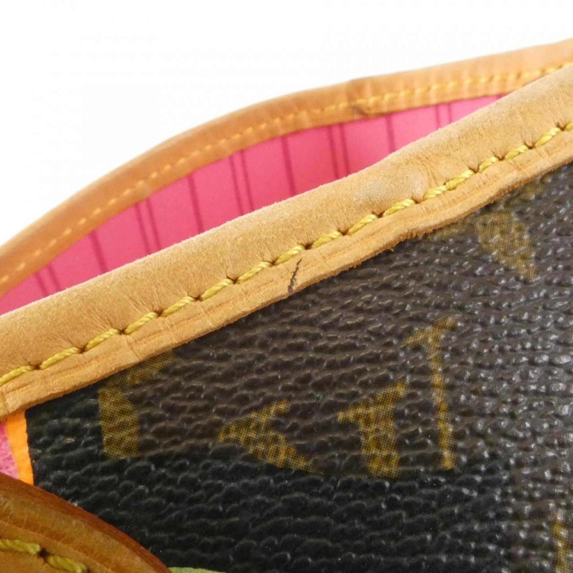 Louis Vuitton Marron Coated Canvas Handbag