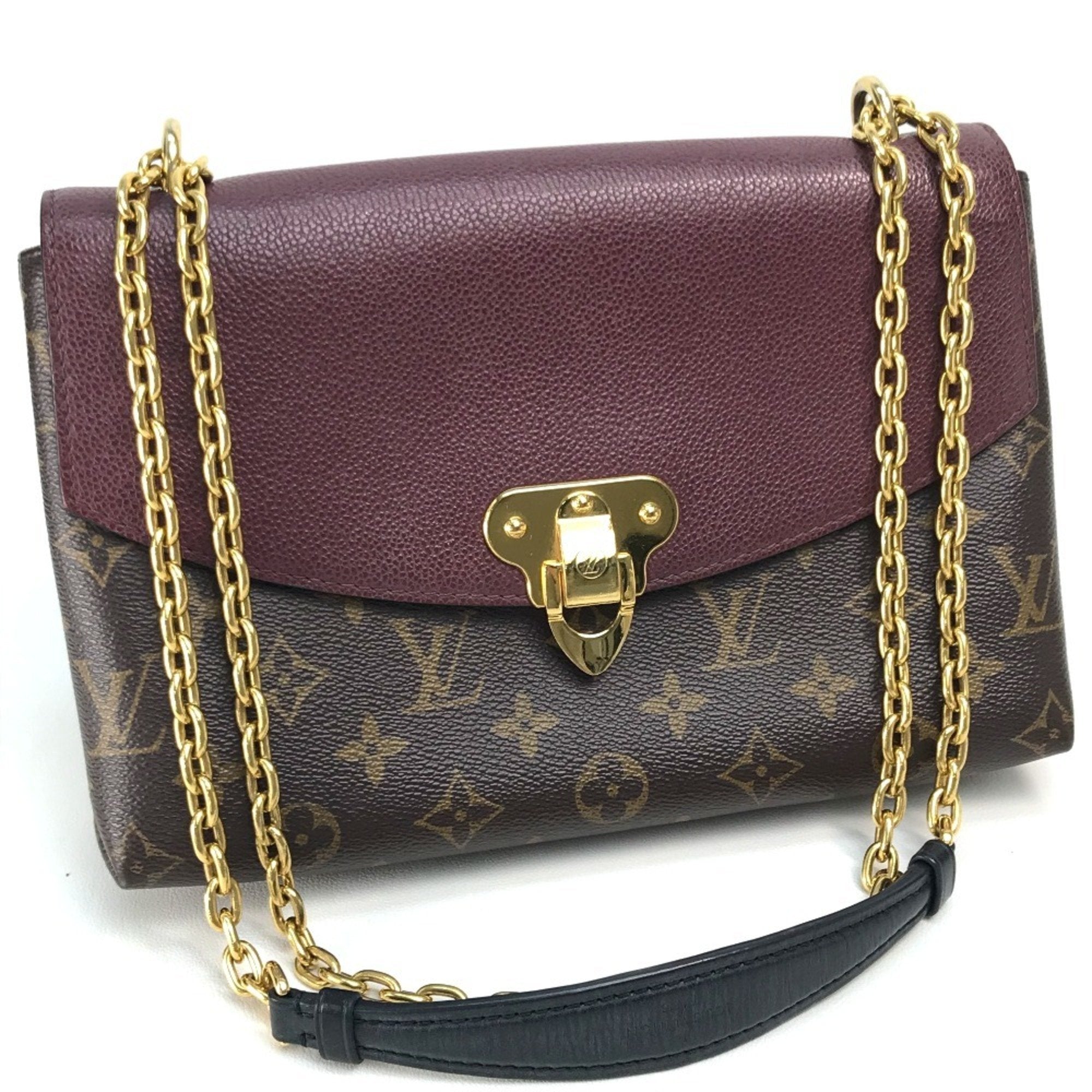 Louis Vuitton Bordeaux Brown Monogram Leather Shoulder Bag