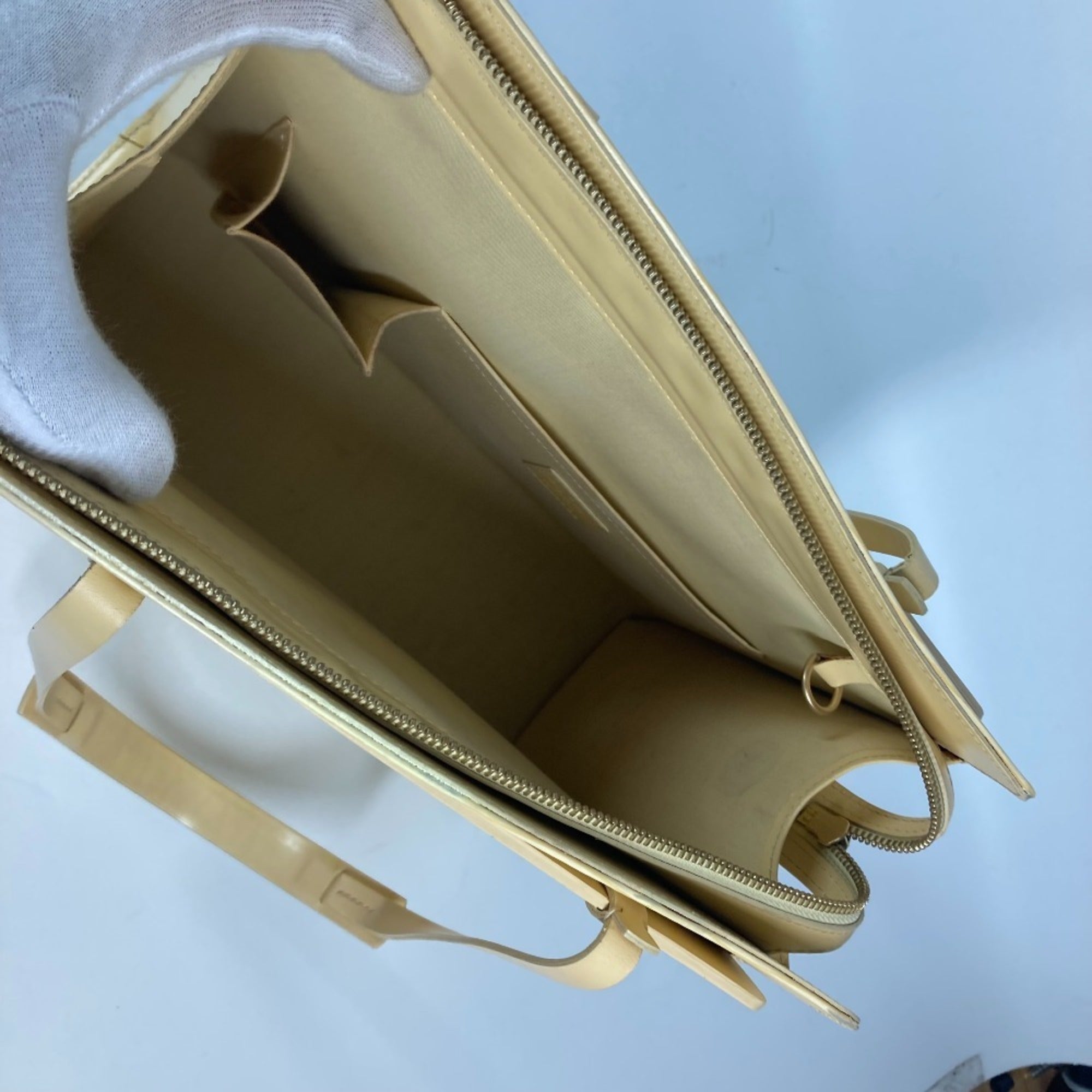 Louis Vuitton Vanilla Yellow Epi Leather Shoulder Bag Tote Bag