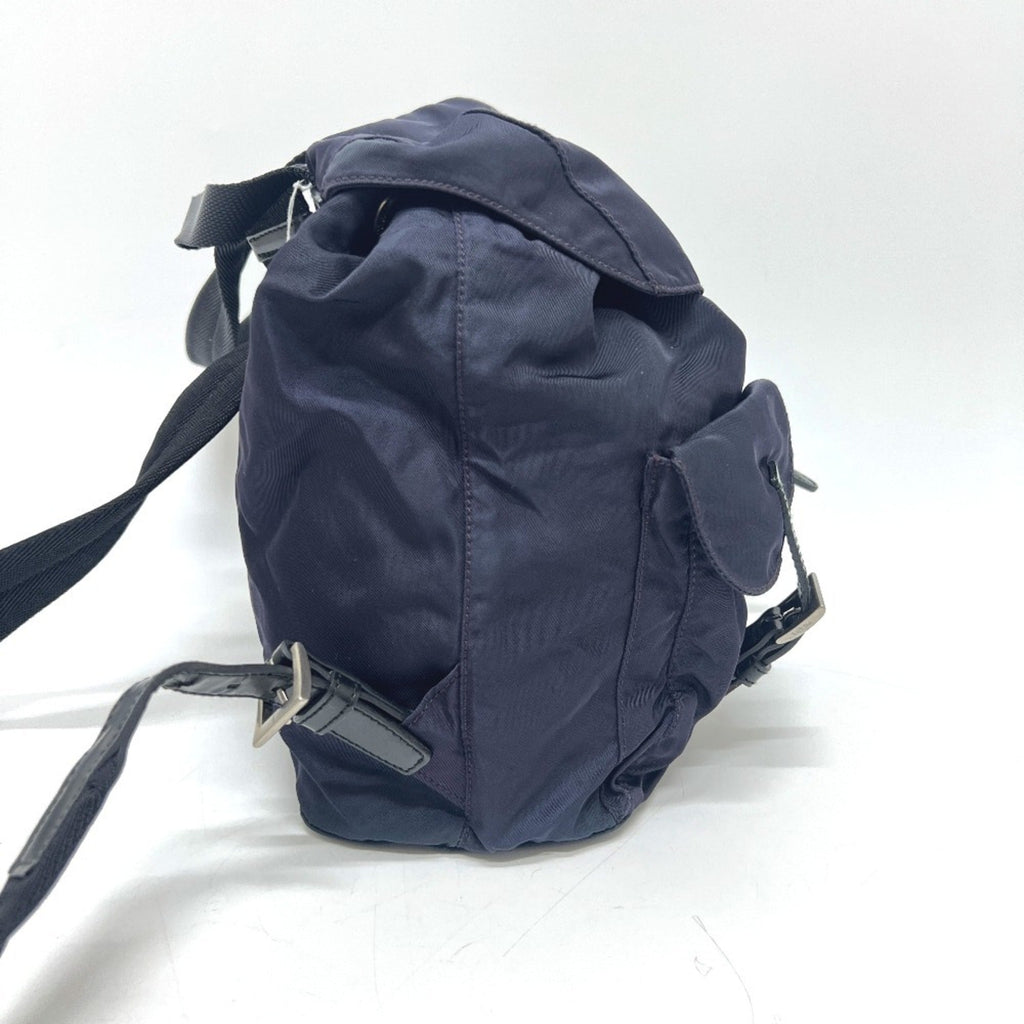 Prada Purple Nylon Leather Backpack