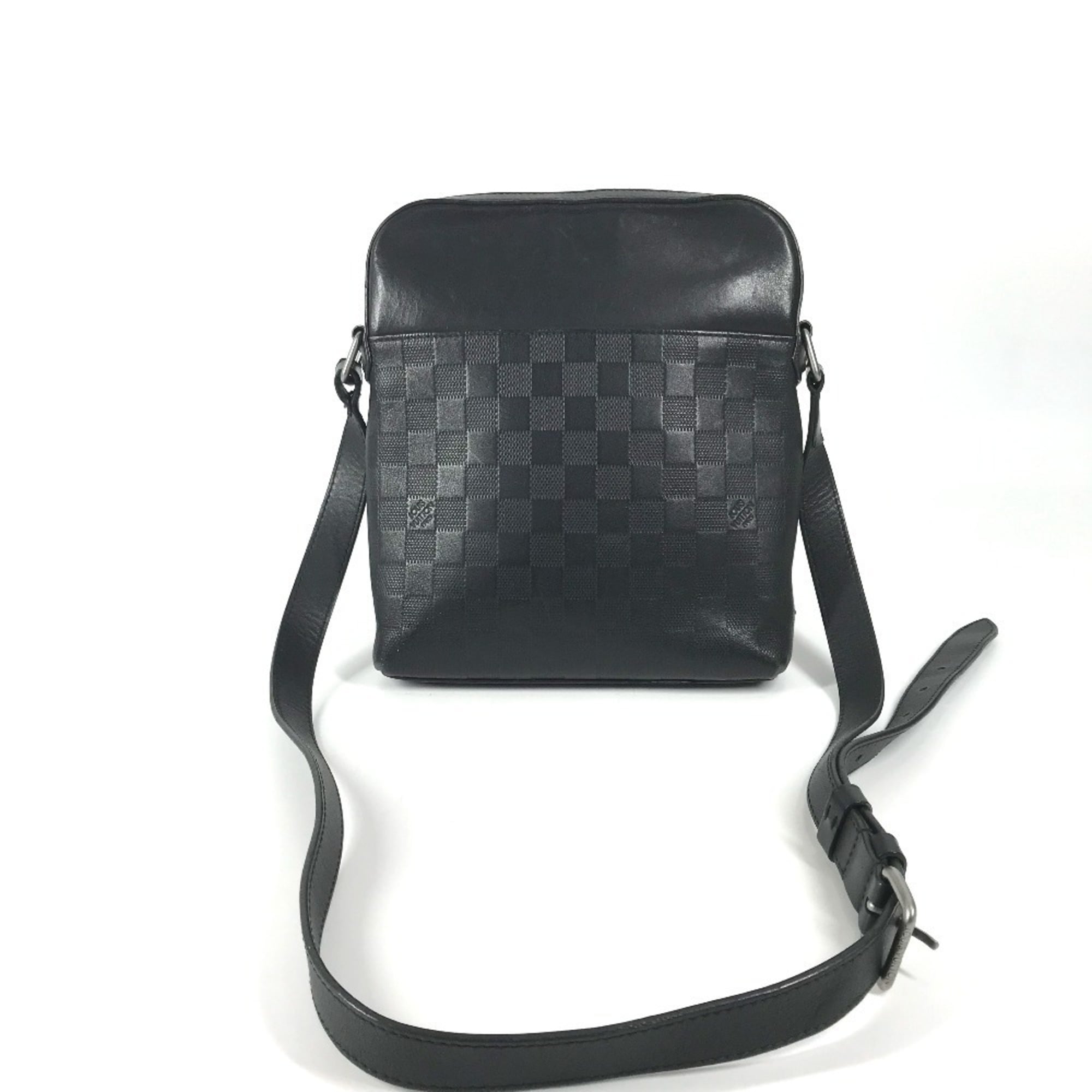 Louis Vuitton Black Damier Infini Pochette Shoulder Bag