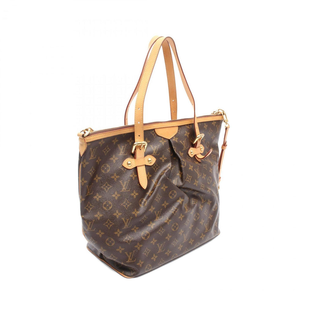 Louis Vuitton Brown Coated Canvas Shoulder Bag