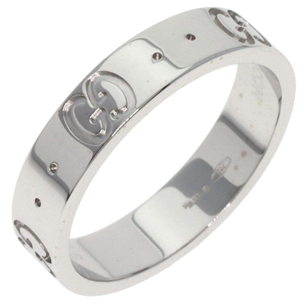 Gucci Icon White Gold (18K) Band Ring (Pre-Owned)