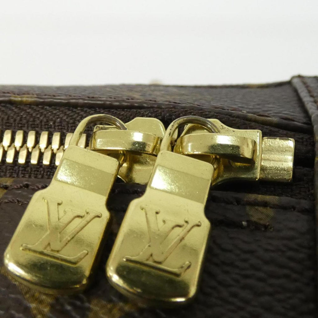 Louis Vuitton Marron Coated Canvas Handbag