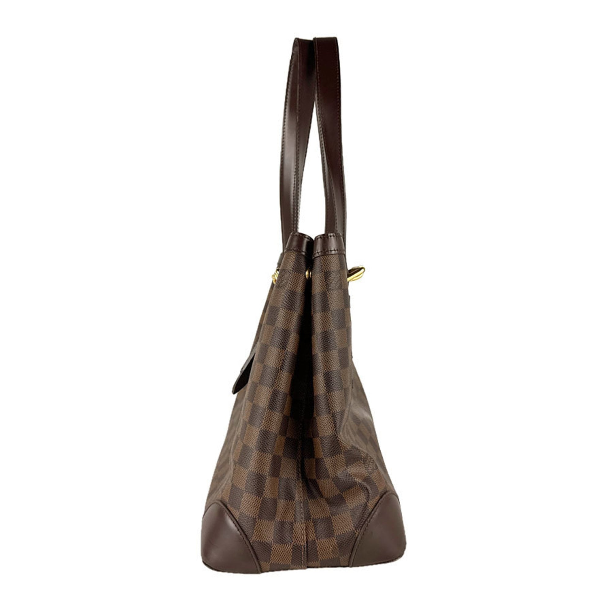 Louis Vuitton Damier Canvas Ebene Damier Canvas Shoulder Bag