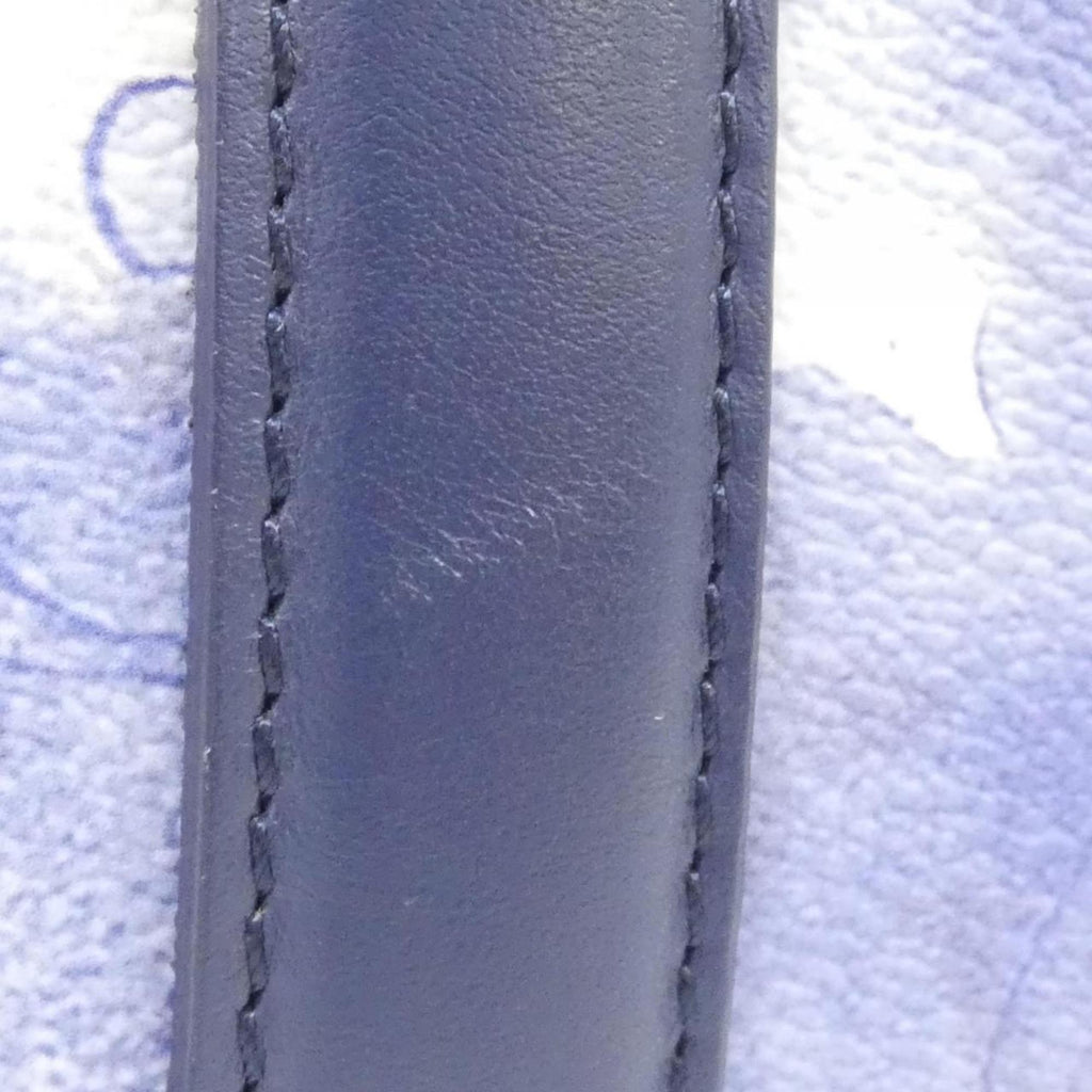 Louis Vuitton Blue Coated Canvas Handbag