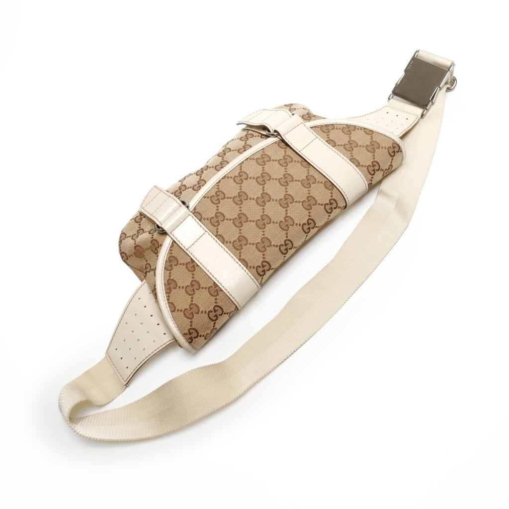 Gucci Gg Canvas Beige Gg Canvas Fanny Pack (Pre-Owned)