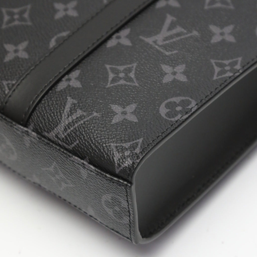 Louis Vuitton Black Monogram Eclipse Canvas Shoulder Bag Tote Bag