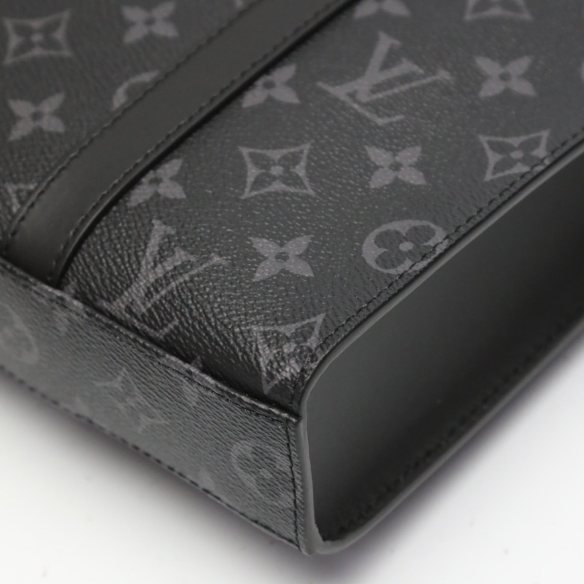 Louis Vuitton Black Monogram Eclipse Canvas Shoulder Bag Tote Bag