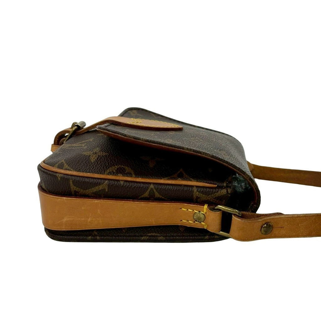 Louis Vuitton Brown Leather Pvc Pochette Shoulder Bag
