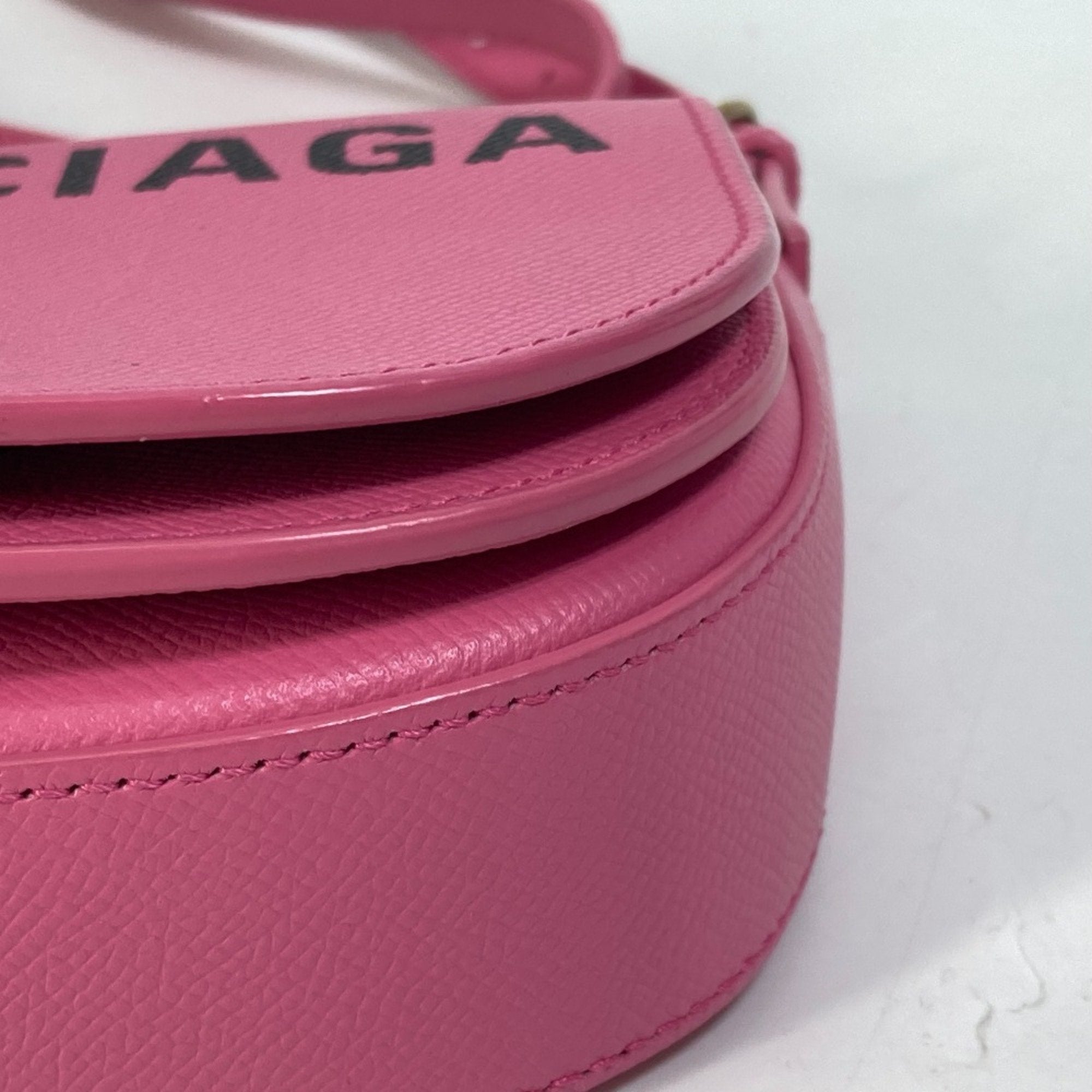 Balenciaga Pink Leather Shoulder