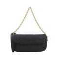 Louis Vuitton Black Leather Shoulder Bag