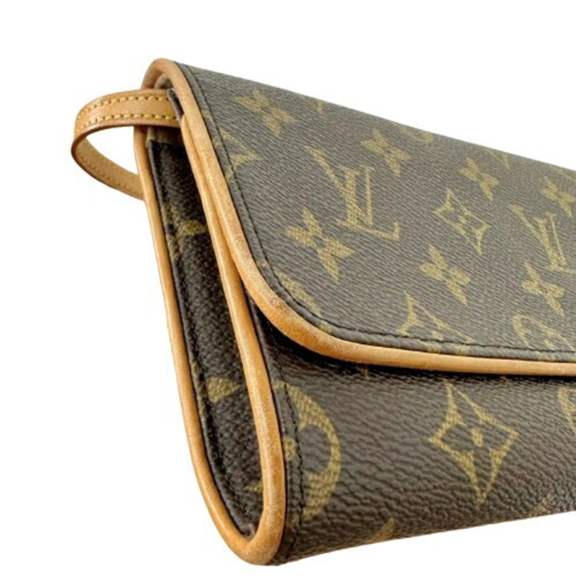 Louis Vuitton Monogram Brown Leather Shoulder Bag