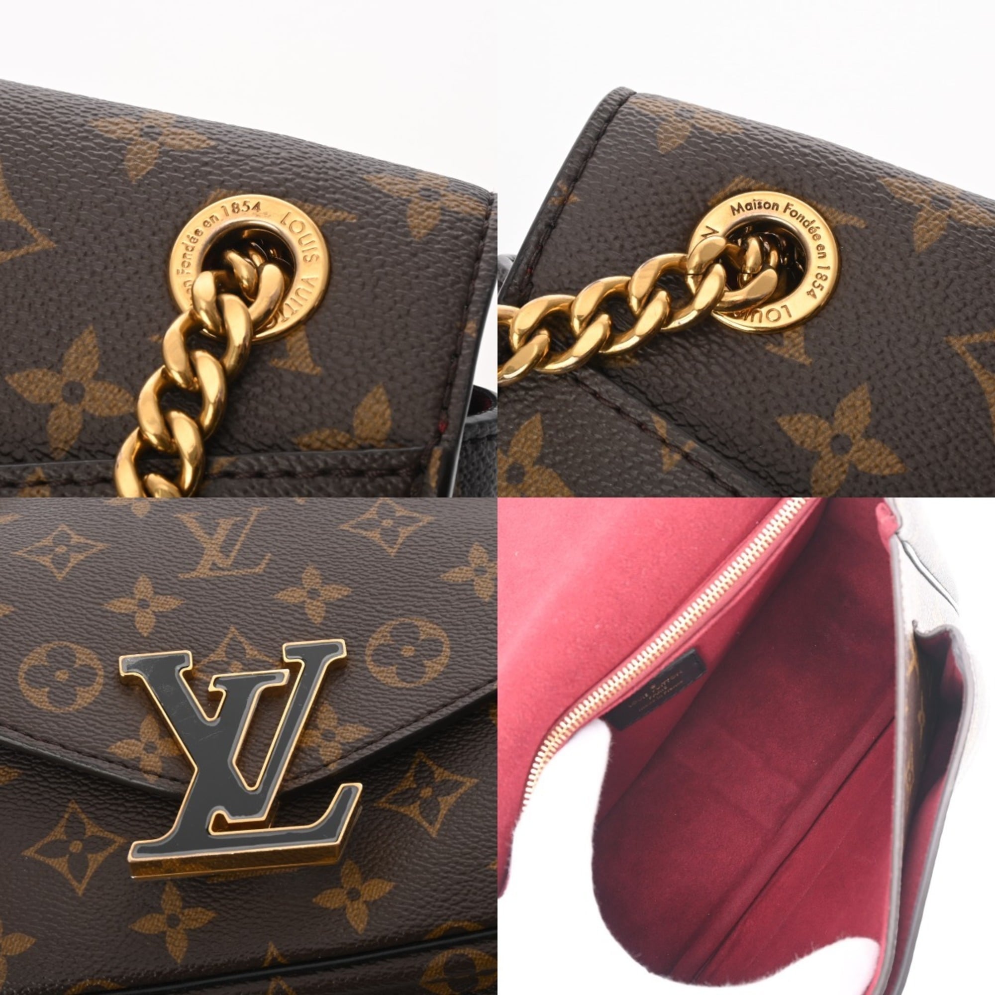 Louis Vuitton Brown Monogram Canvas Shoulder Bag