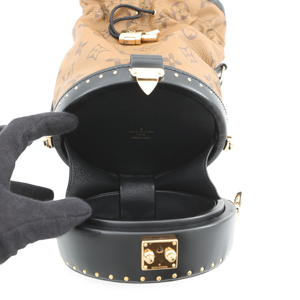 Louis Vuitton Noir Monogram Reverse Handbag