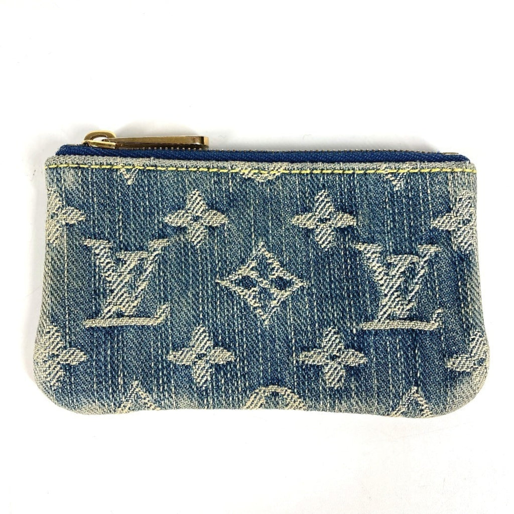 Louis Vuitton Blue Monogram Denim Coin Purse/Coin Case