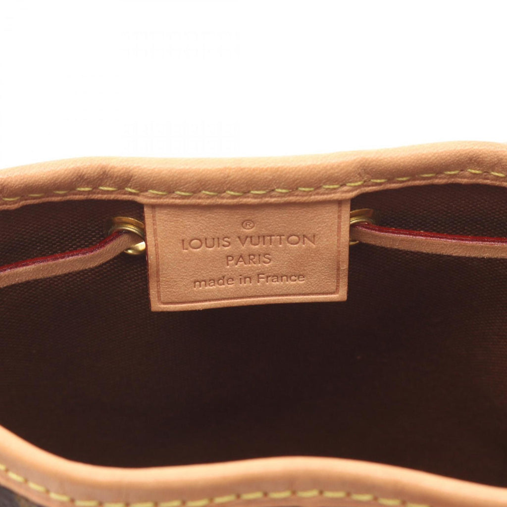 Louis Vuitton Brown Coated Canvas Monogram Leather Handbag Shoulder Bag