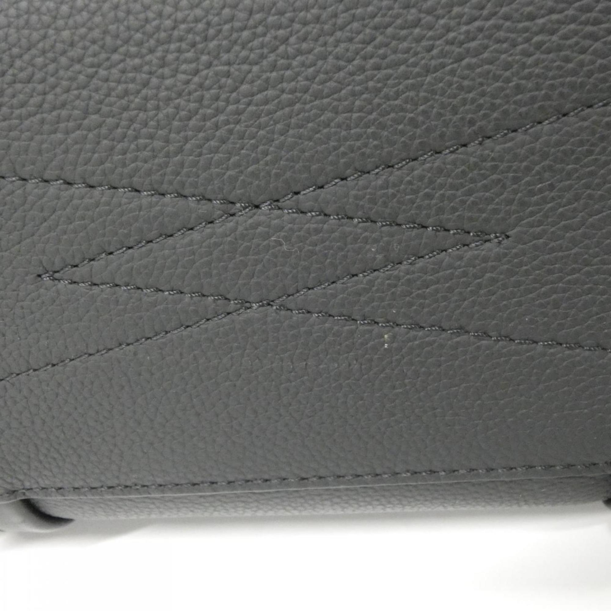 Louis Vuitton Black Leather Handbag