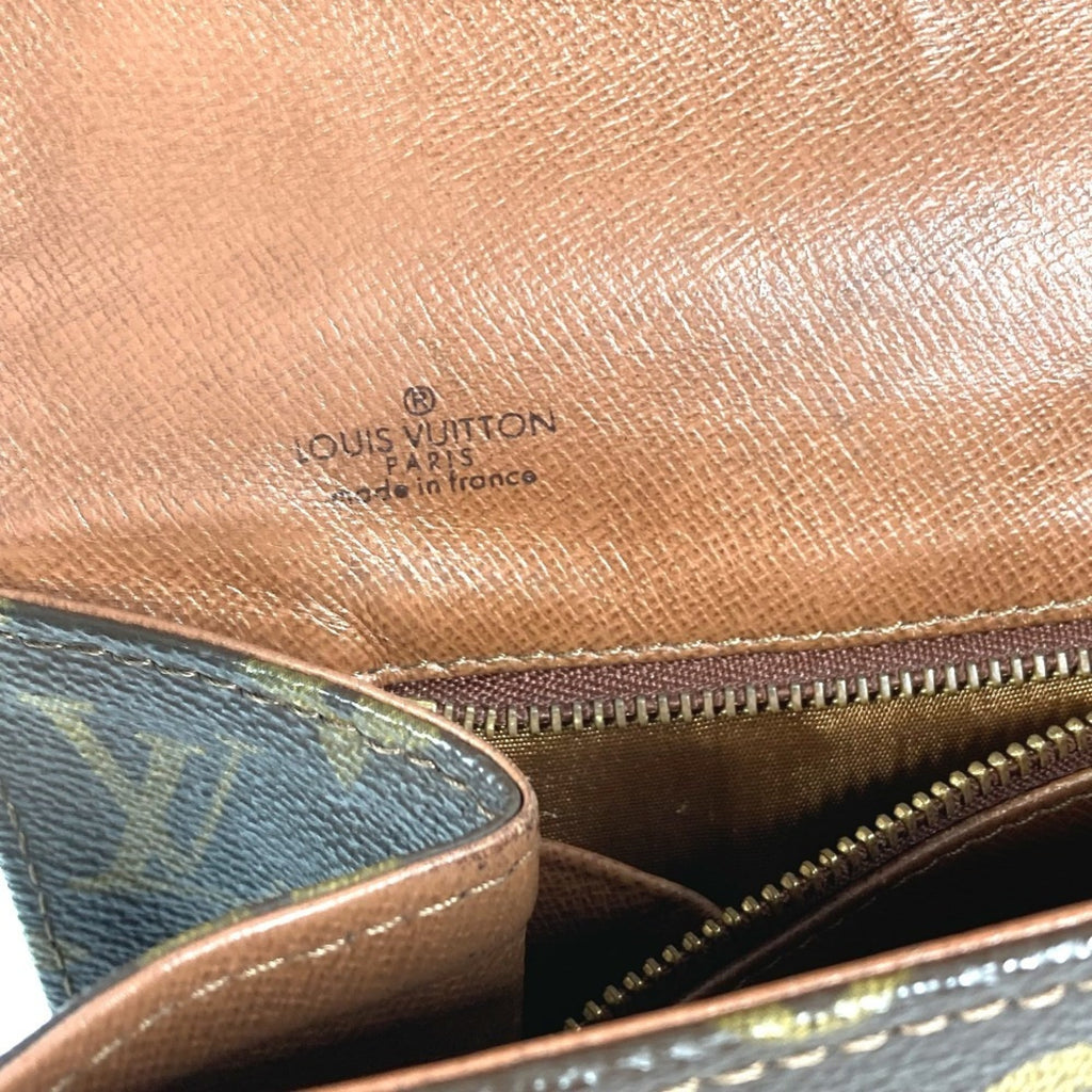 Louis Vuitton Brown Monogram Canvas Clutch Bag Pochette Pouch