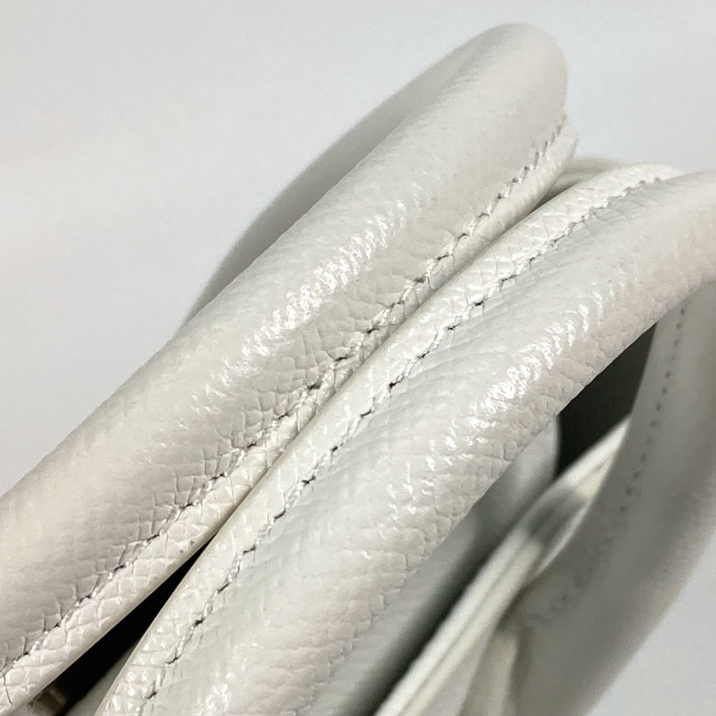 Balenciaga White Leather Shoulder