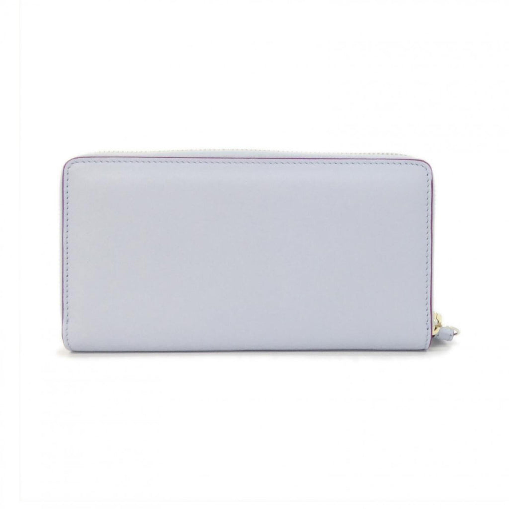 Gucci Light Blue Leather Long Wallet (Bi-Fold) (Pre-Owned)