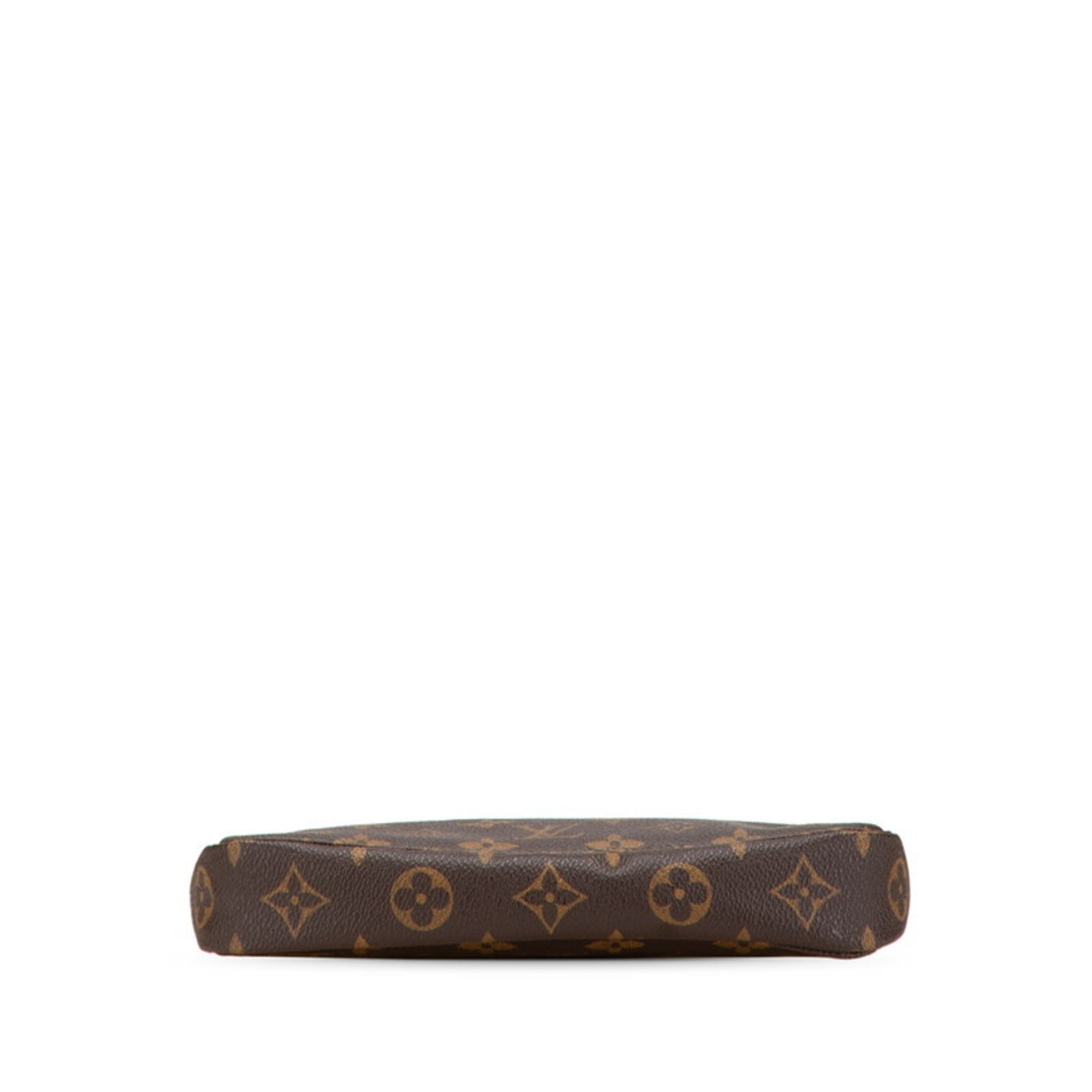 Louis Vuitton Brown Pvc Leather Handbag Pochette
