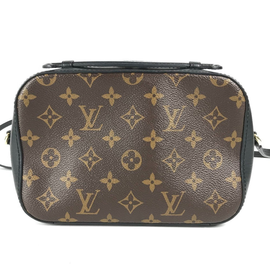 Louis Vuitton Black Brown Noir Monogram Pochette Shoulder Bag