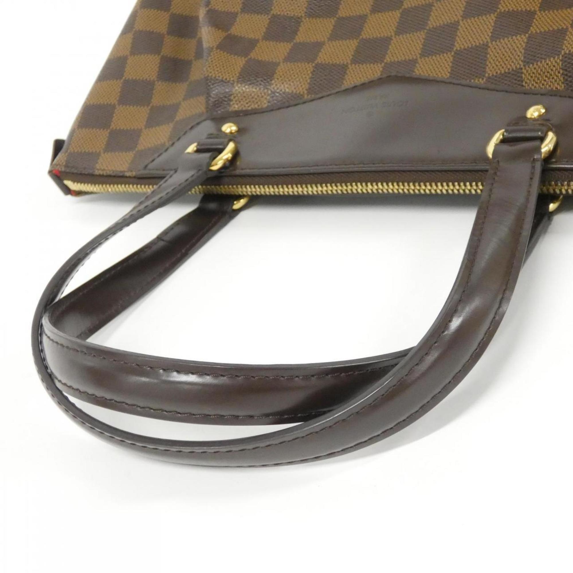 Louis Vuitton Ebene Coated Canvas Handbag
