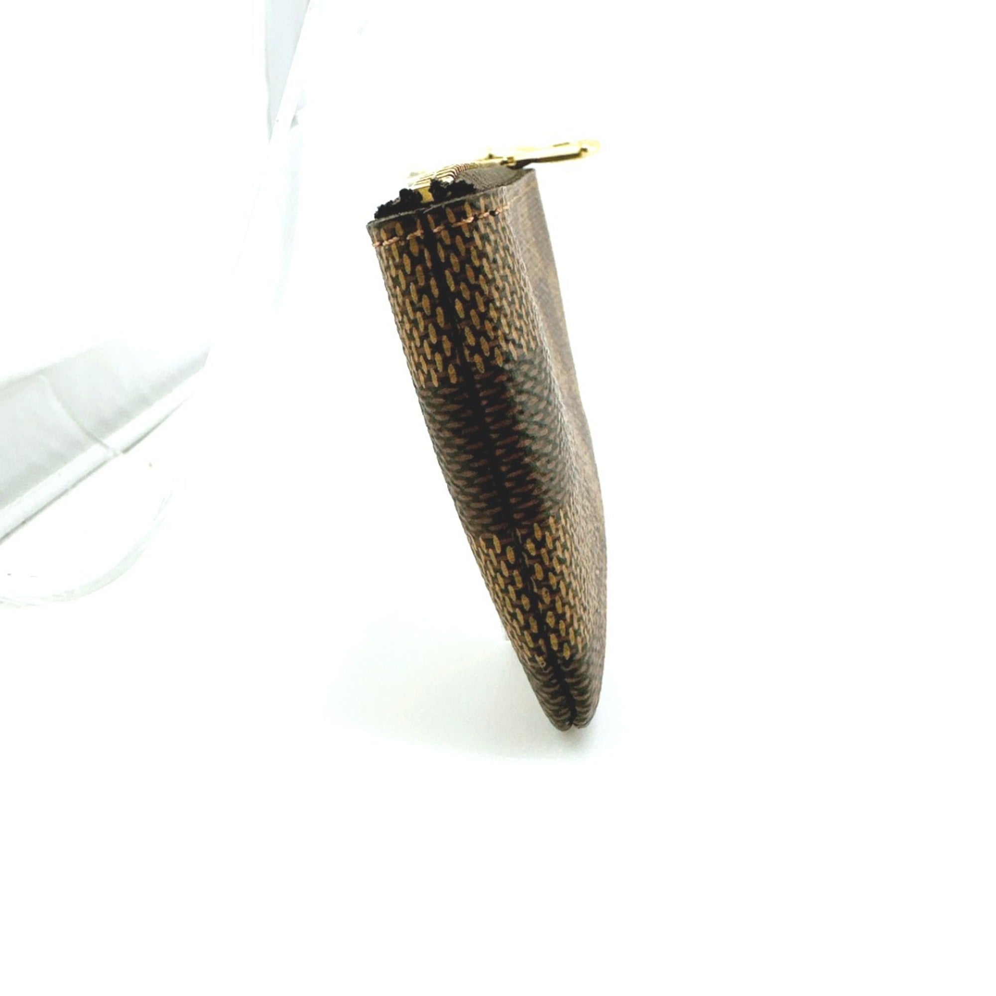 Louis Vuitton Damier Brown Damier Canvas Damier Canvas Coin Purse/Coin Case